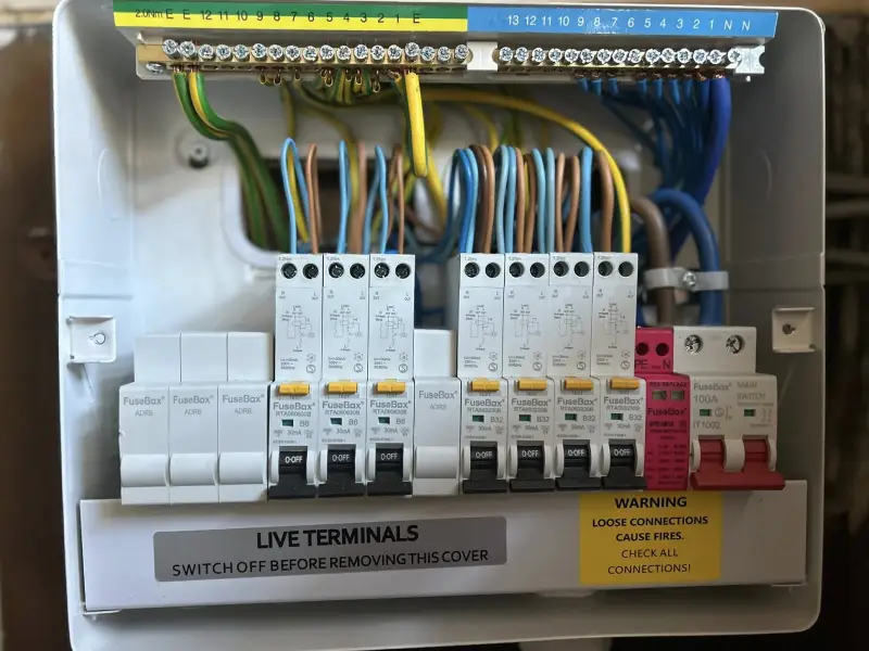 Modern consumer unit upgrade